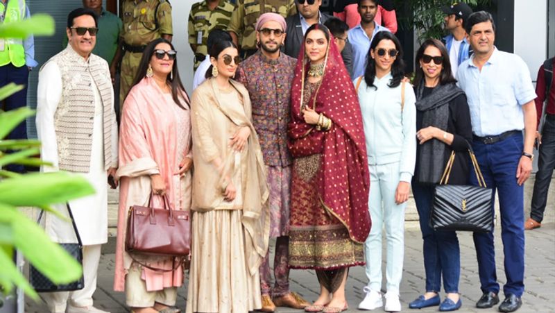 after a year of marriage Ranveer unable to remove his eyes from his wife Deepika