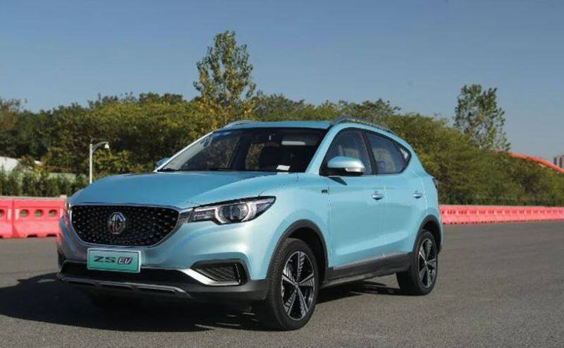 mg motors launches electric internet suv zs ev in india