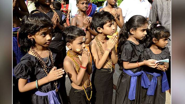 Kerala Police stops 12-year-old girl from trekking to Sabarimala Kerala Police stops 12-year-old girl from trekking to Sabarimala