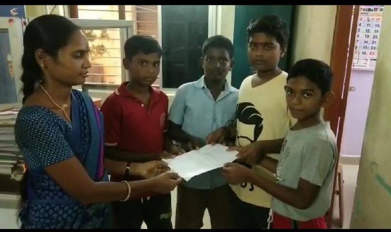 4 school boy's complains petition to municipality officials for destroyed dengue mosquito
