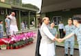 Defence minister Rajnath Singh visits Sembawang Air Base in Singapore