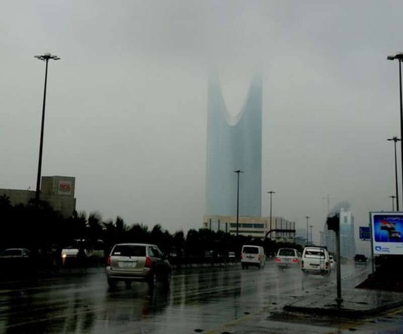 heavy rain reported in saudi arabia