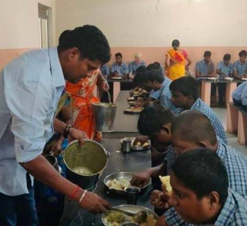 vignesh sivan distribute food for nayanthara birthday