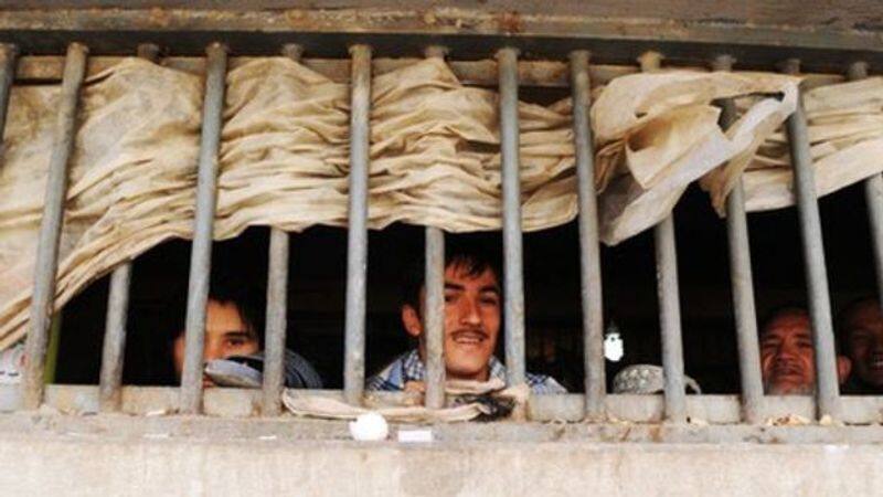the notorious high security prison in kabul holding about 2000 taliban terrorists