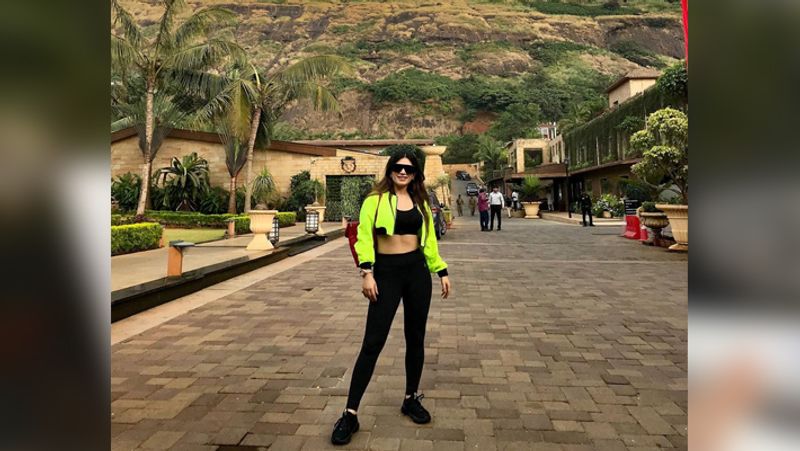Bandagi Kalra Enjoying Vacation In Khandala