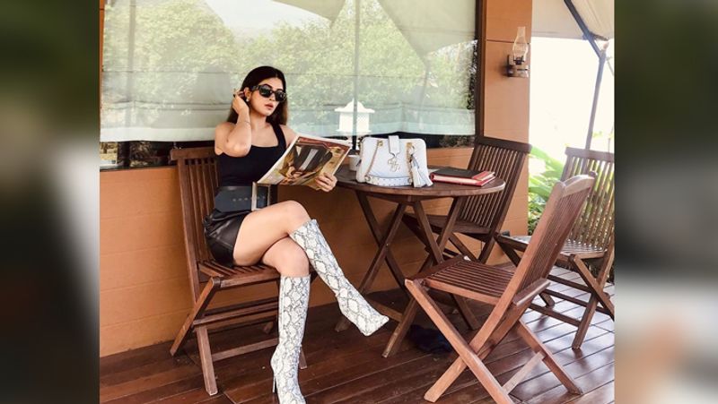 Bandagi Kalra Enjoying Vacation In Khandala