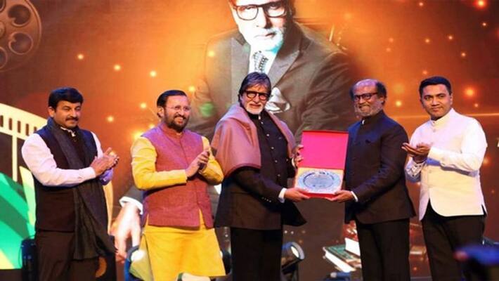 Amitabh Bachchan and Rajinikanth honored in the country's biggest film festival (IFFI) in Goa Amitabh Bachchan and Rajinikanth honored in the country's biggest film festival (IFFI) in Goa