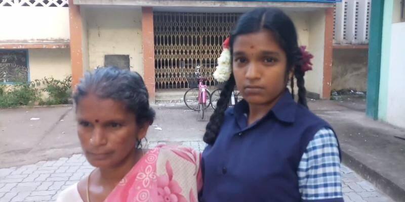 mother carries physically challenged daughter to school daily