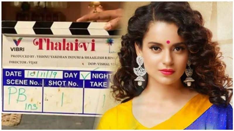 thalaivi movie first look goes to viral