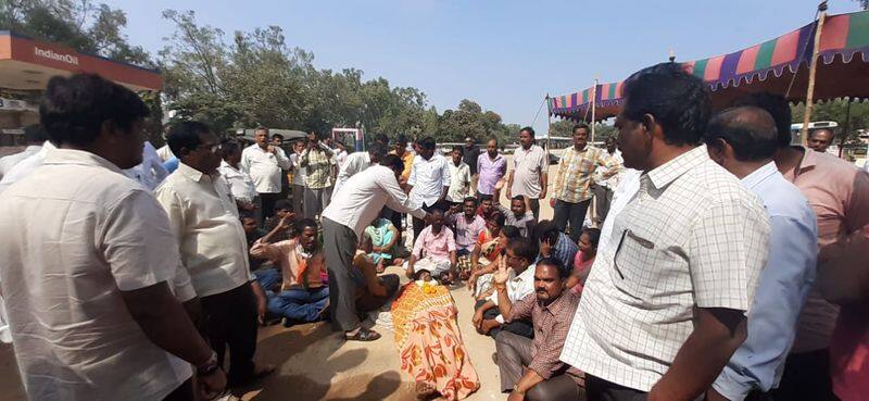 Tension prevails at Parigi RTC Bus depot in Vikarabad district