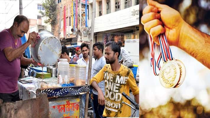 gold medalist is selling tea in bihar says, goverment did not support him gold medalist is selling tea in bihar says, goverment did not support him