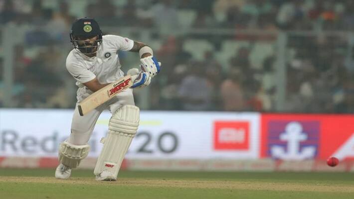 Day and Night Test Virat Kohli fastest to 5000 Test runs as captain, saha completes 100 catches Day and Night Test Virat Kohli fastest to 5000 Test runs as captain, saha completes 100 catches