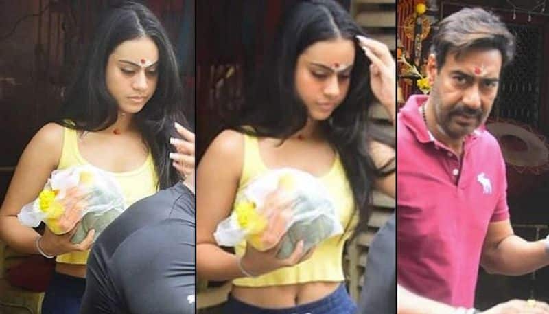 Ajay Devgn, Kajol's daughter Nysa gets trolled for donning short top to temple
