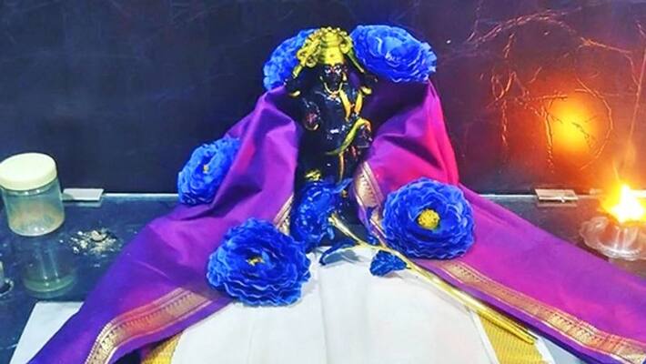 Offer blue flowers to Shani Dev, Shani dosha can be removed Offer blue flowers to Shani Dev, Shani dosha can be removed