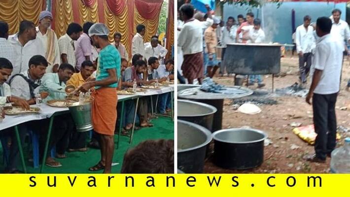 lunch party given to 6 thousand hunsur people lunch party given to 6 thousand hunsur people