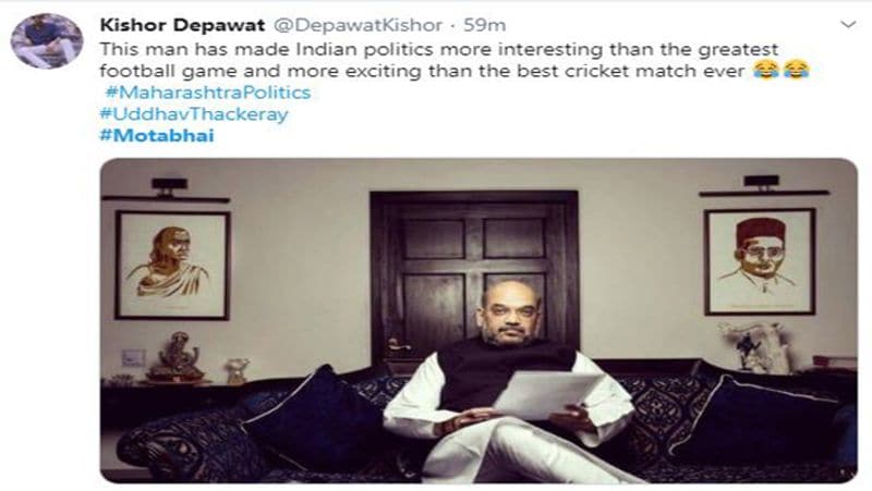 BJP again formed government in Maharashtra, people flocked to Shiv Sena on social media