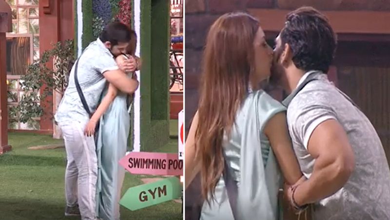 Bigg Boss 13 Paras Chhabra Kisses Forcefully to mahira Sharma see Photos