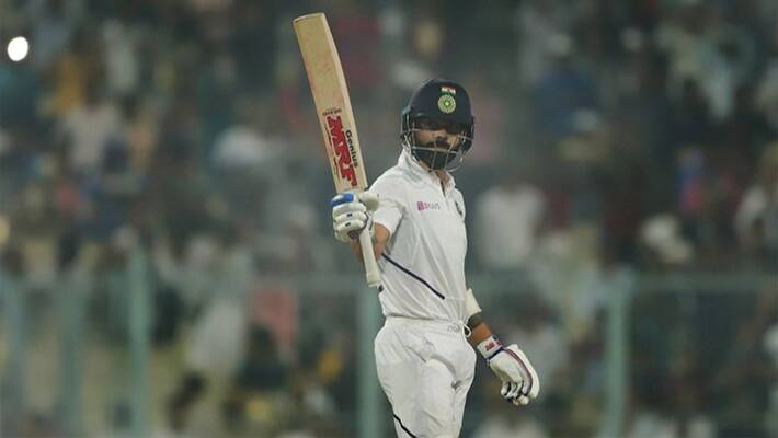 Kohli became the first Indian to score a century in the Pink Ball Test, this record made during the 27th century Kohli became the first Indian to score a century in the Pink Ball Test, this record made during the 27th century