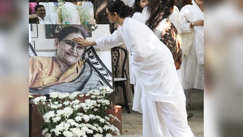 Shabana Azmi Mother last rite amitabh bachchan rekha ignore each other
