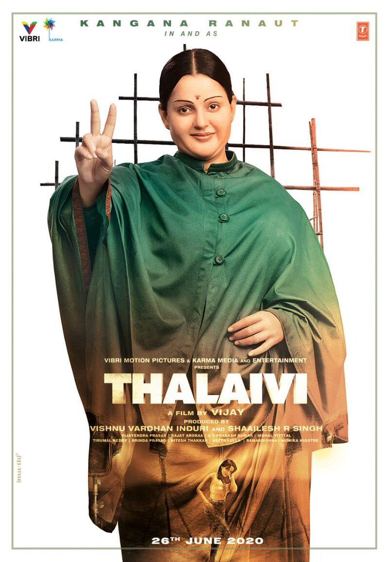 Netizens Troll Kangana Ranaut For First look poster of Thalaivi