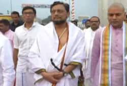 CJI Sharad Arvind Bobde offers prayers at Lord Balaji Temple in Tirumala