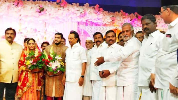 dmk stalin attend the music director taj noor daughter marriage dmk stalin attend the music director taj noor daughter marriage
