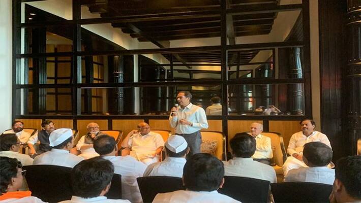 Uddhav again claimed to have talks with the leaders of the Sangh, said that the MLAs should remain stable Uddhav again claimed to have talks with the leaders of the Sangh, said that the MLAs should remain stable