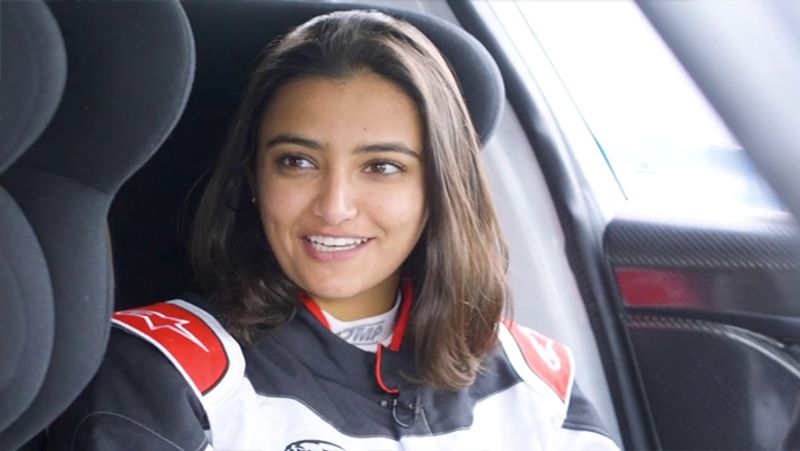 In childhood, used to watch secretly racing videos, now became the country's first female racer