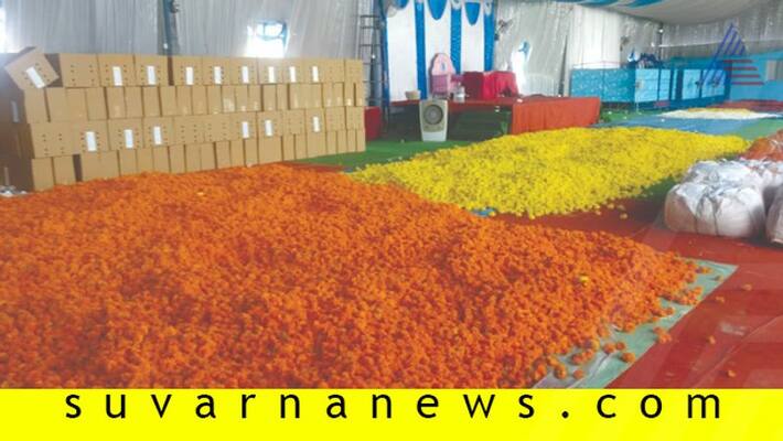 41 Tone Mexican marigold flowers exported to Dubai from bangalore 41 Tone Mexican marigold flowers exported to Dubai from bangalore