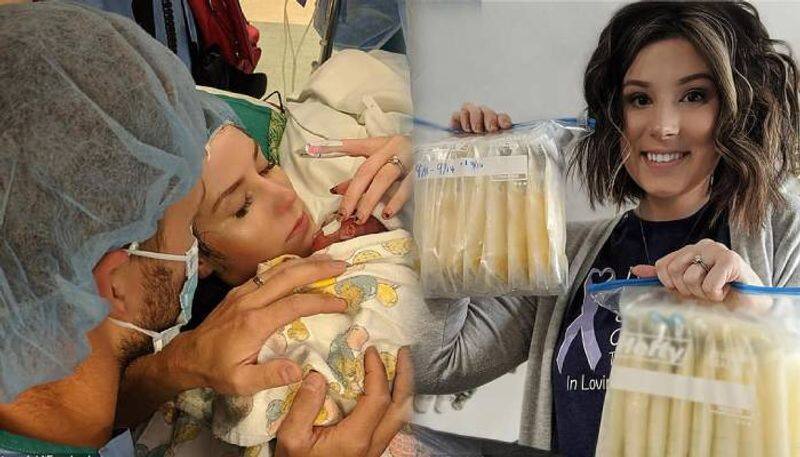 mother donate breast milk to other children after her son died three hours after his birth