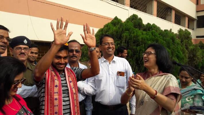 Bangladesh cricketer Mehedy Hasan visited School at Durgapur on tuesday Bangladesh cricketer Mehedy Hasan visited School at Durgapur on tuesday