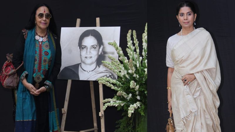 shabana azmi mother Shaukat kaifi prayer meet bollwood celebs attend