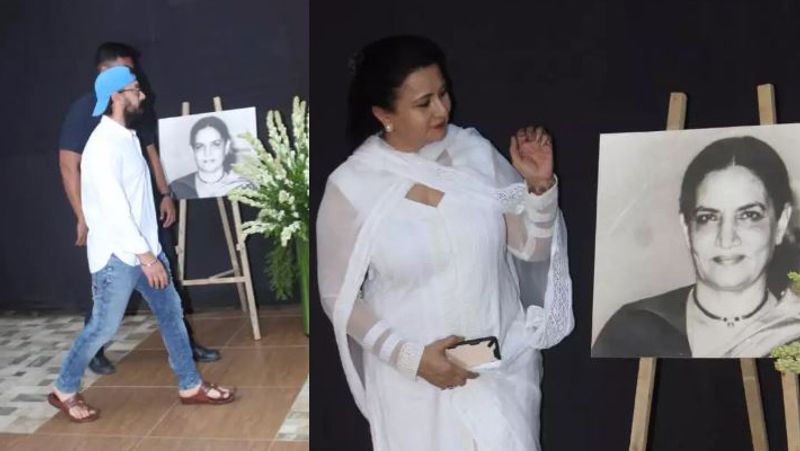 shabana azmi mother Shaukat kaifi prayer meet bollwood celebs attend