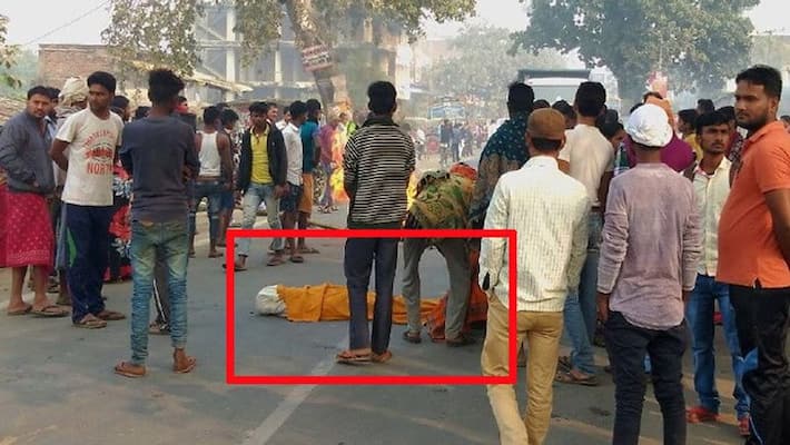 12 year old child dies tied the dead body in wire in Bihta Patna 12 year old child dies tied the dead body in wire in Bihta Patna