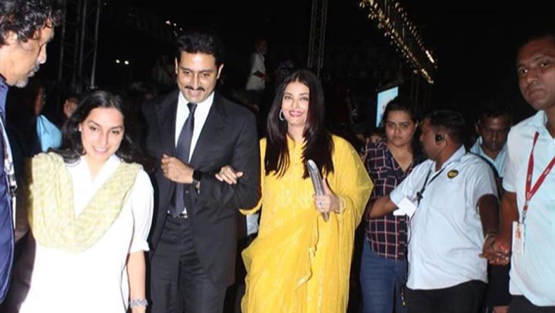 Amitabh Bachchan Abhishek Bachchan Aishwarya Rai At 26 11 Event