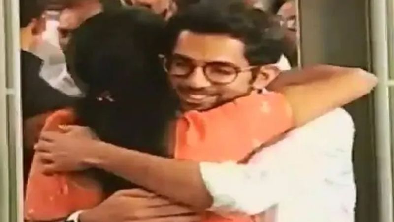 Supriya Sule photographed hugging Ajit Pawar in Maharashtra special session