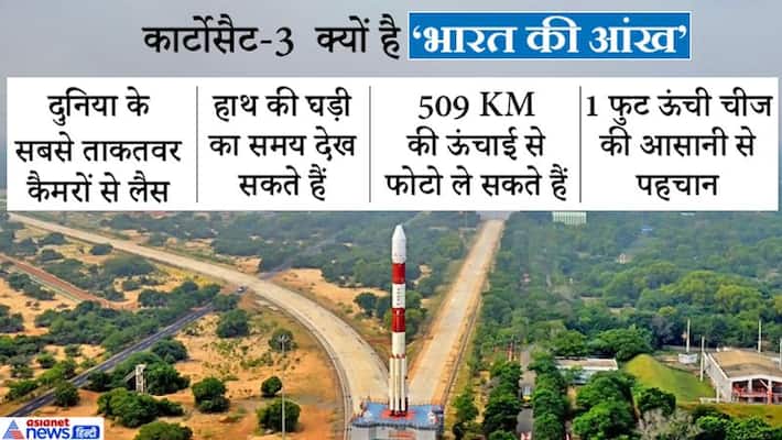 Successful launching of military satellite Cartosat-3, now enemies will also be in awe, so the terrorists will keep a sharp eye on the sky Successful launching of military satellite Cartosat-3, now enemies will also be in awe, so the terrorists will keep a sharp eye on the sky