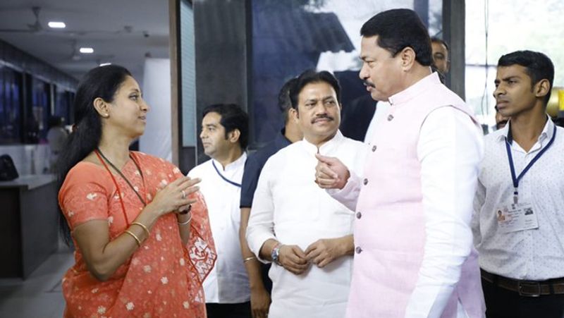 10 pictures of NCP leader Sharad Pawar daughter Supriya Sule in Maharashtra special session
