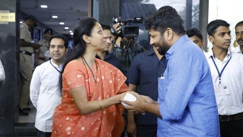 10 pictures of NCP leader Sharad Pawar daughter Supriya Sule in Maharashtra special session