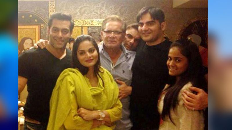 Salman Khan family portrait with parents siblings other members
