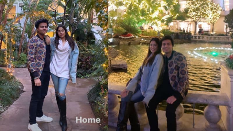 Janhvi Kapoor Poses With Rumoured Boyfriend Akshat Ranjan