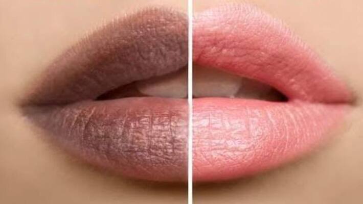 Tip to recover original lip colour Tip to recover original lip colour
