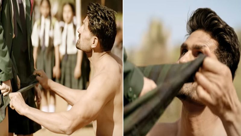 vidyut jammwal commando 3 wrestler pulling Down Skirt of a school girl now Users blast on this scene