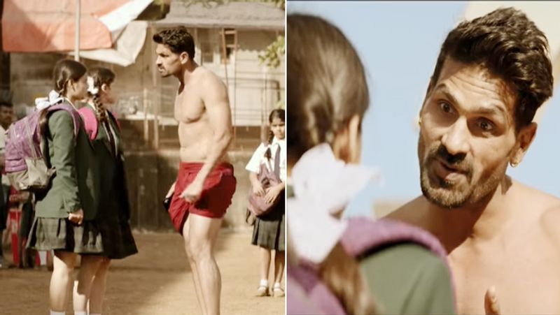 vidyut jammwal commando 3 wrestler pulling Down Skirt of a school girl now Users blast on this scene