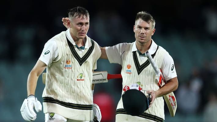 warner and labuschagne hit centuries and pakistan bowlers struggling to get second wicket warner and labuschagne hit centuries and pakistan bowlers struggling to get second wicket