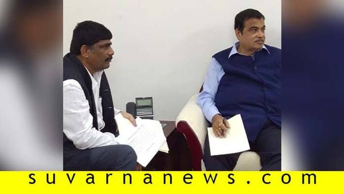 DK Suresh Meets Union Minister Nitin Gadkari DK Suresh Meets Union Minister Nitin Gadkari