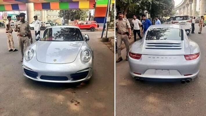 Porsche car owner pays 28 lakh penalty Porsche car owner pays 28 lakh penalty