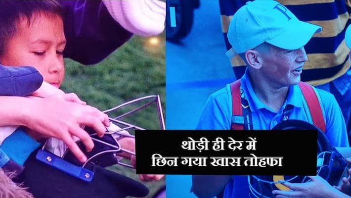 Warner won all hearts after triple century, gifted helmet to young child Warner won all hearts after triple century, gifted helmet to young child