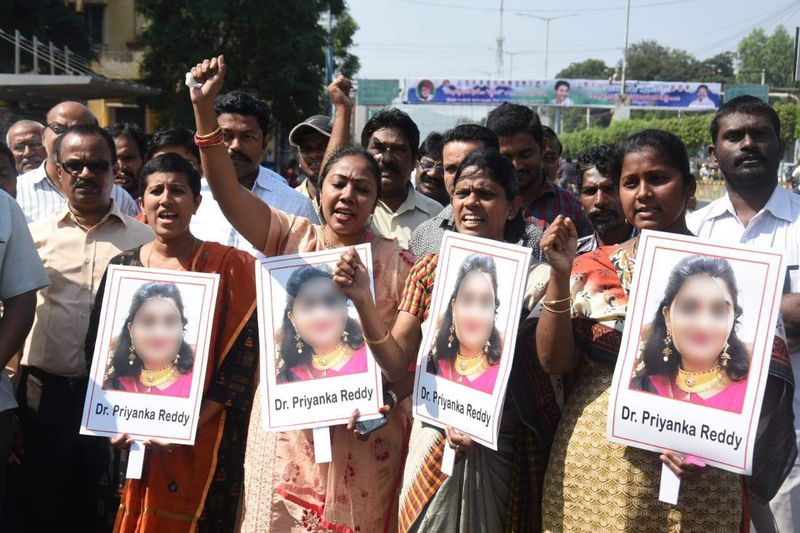 hyderabad case Protest across the country hang all culprits