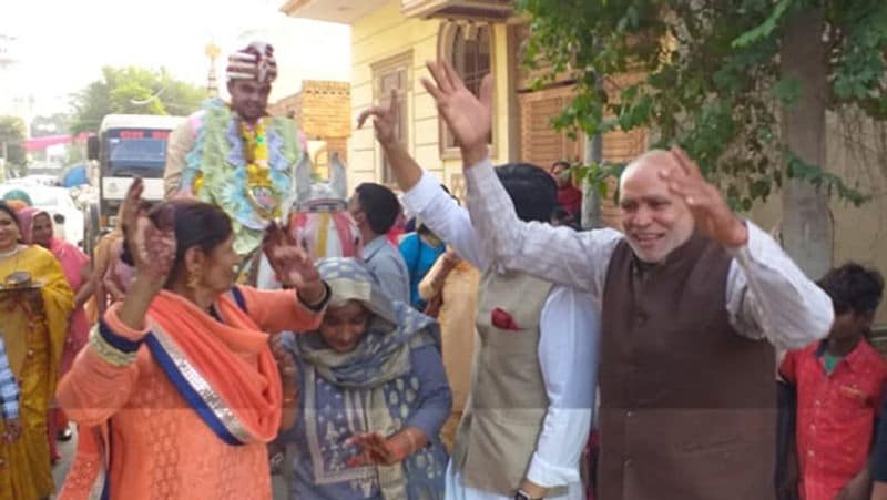 Wedding of Babita Phogat, the Procession were dancing in front of Groom